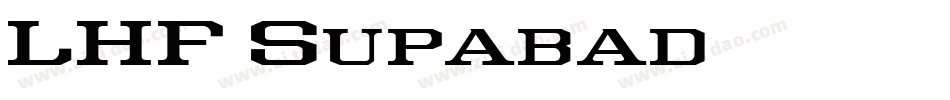 LHF Supabad字体转换
